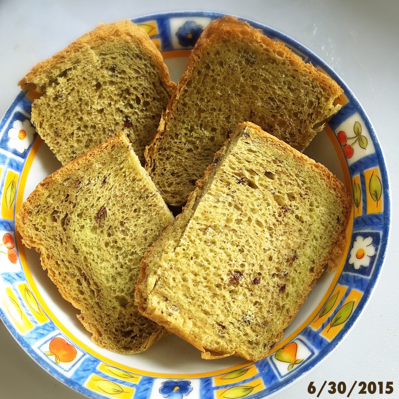 R: Matcha Red Bean Loaf