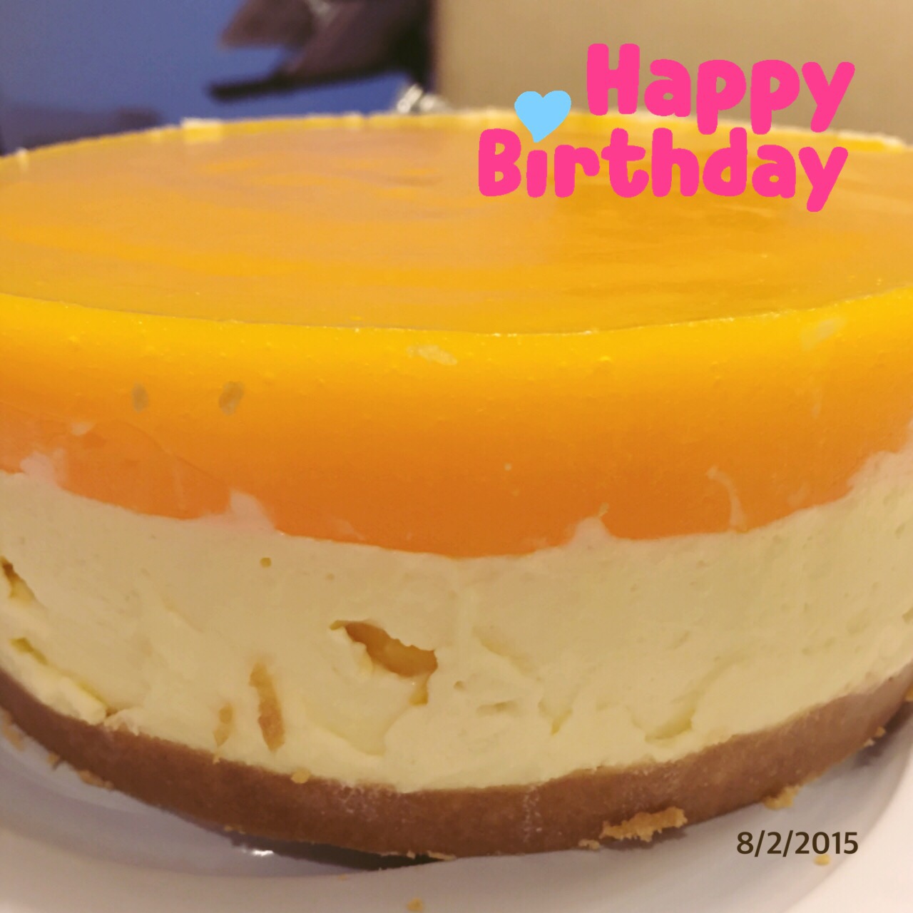 C: Mango Cheesecake with Jelly Top