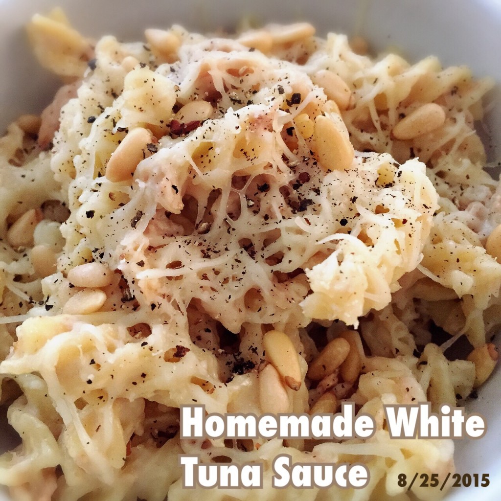 C Easy (No Added Cream) White Tuna Pasta Sauce Porky Bun Creations